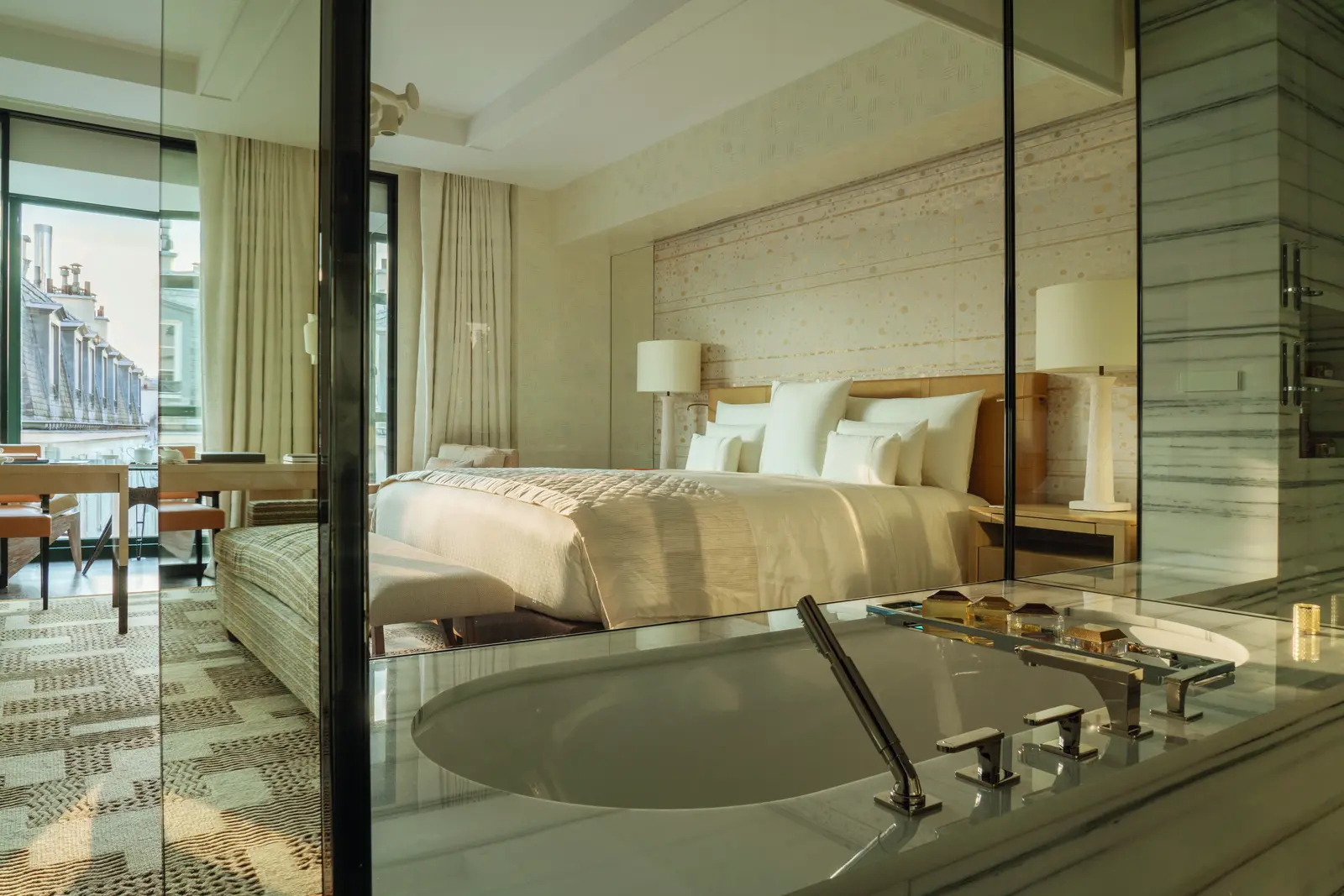 La chambre Deluxe Louvre au Cheval Blanc Paris