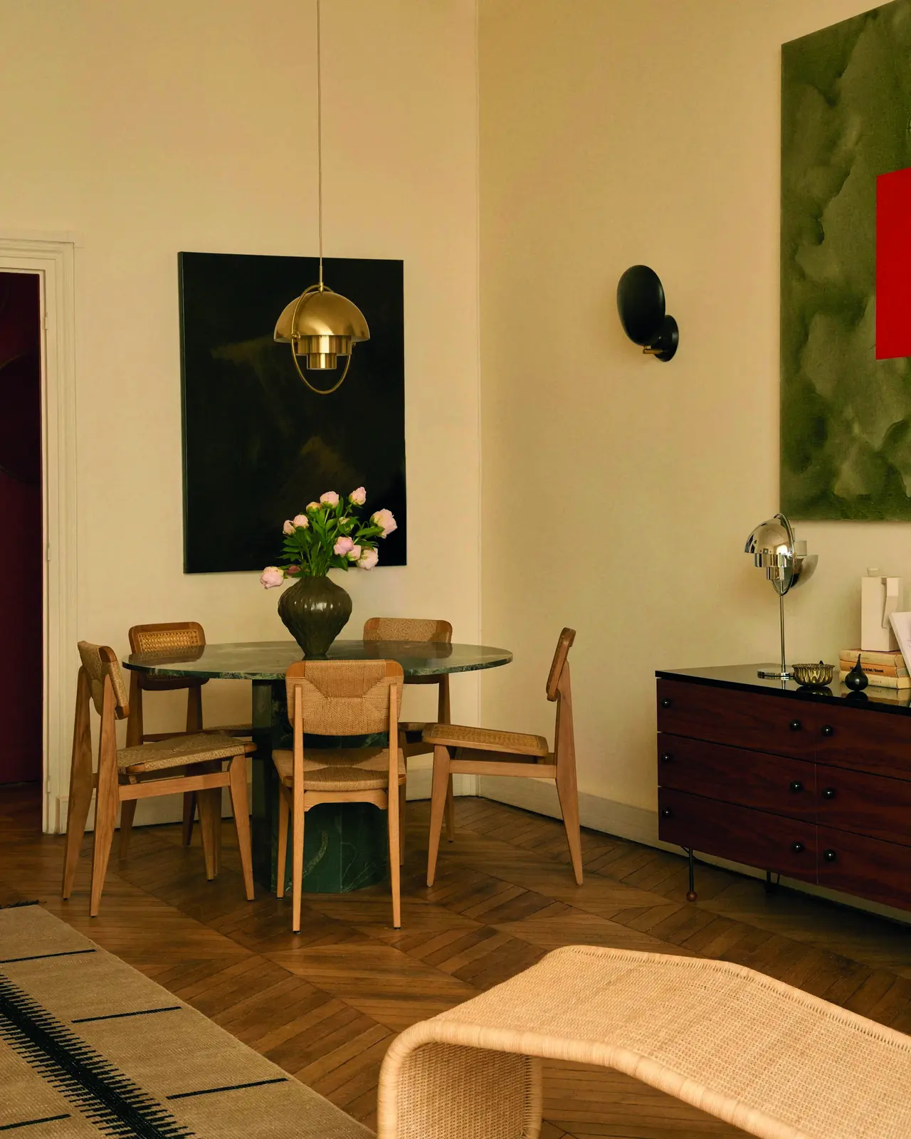 Espace repas de la Gubi House Paris