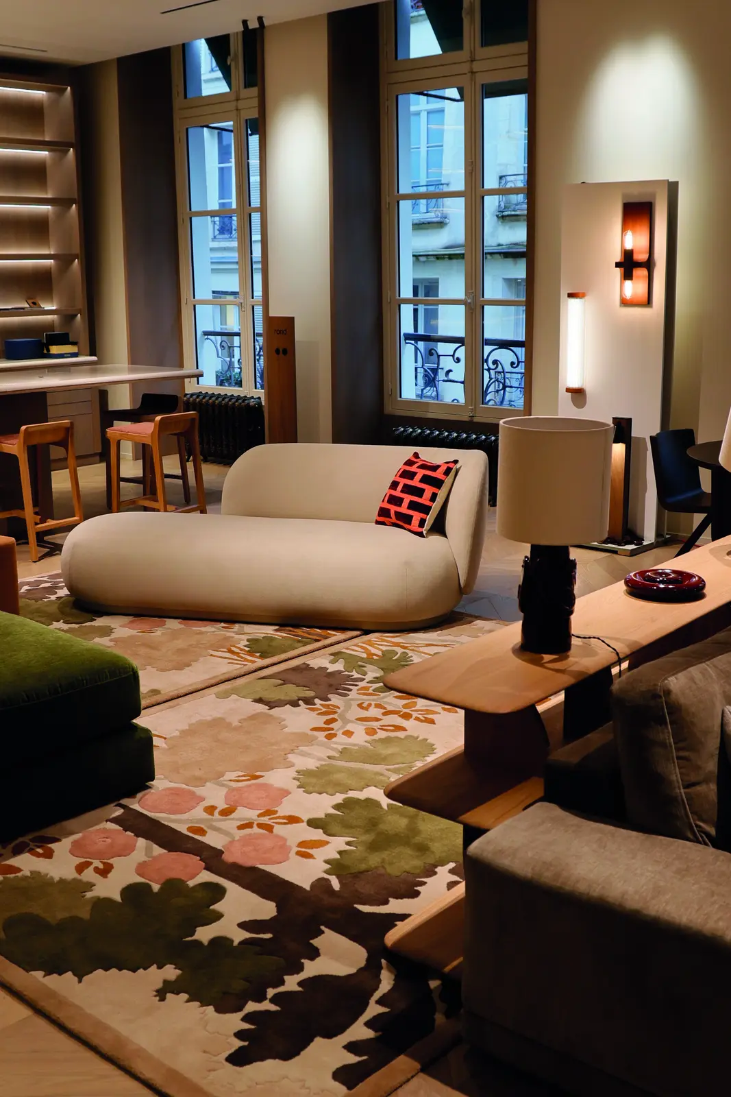 Interior of the Accent Rouge showroom