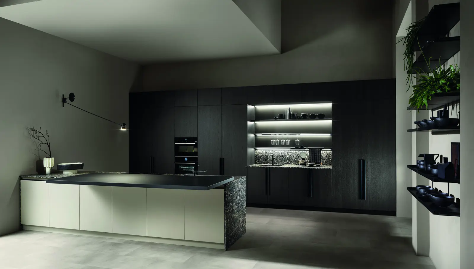 Le design Stilo, conçu par Spalvieri & Del Ciotto pour Scavolini